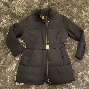 Joe Fresh Women’s Coat with Gold Belt, Size L